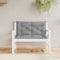 vidaXL - Tuinbankkussens - 2 - st - 100x50x7 - cm - oxford - stof - grijs