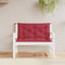 vidaXL - Tuinbankkussens - 2 - st - 100x50x7 - cm - oxford - stof - wijnrood