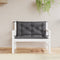 vidaXL - Tuinbankkussens - 2 - st - 100x50x7 - cm - oxford - stof - antracietkleurig