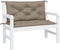 vidaXL - Tuinbankkussens - 2 - st - 100x50x7 - cm - oxford - stof - taupe
