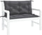 vidaXL - Tuinbankkussens - 2 - st - 100x50x7 - cm - oxford - stof - antracietkleurig