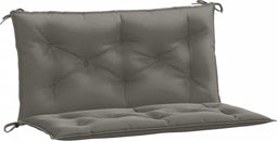 vidaXL - Tuinbankkussens - 2 - st - 100x50x7 - cm - stof - gemêleerd - donkergrijs