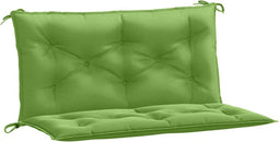 vidaXL - Tuinbankkussens - 2 - st - 100x50x7 - cm - stof - gemêleerd - groen