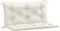 vidaXL - Tuinbankkussens - 2 - st - 100x50x7 - cm - stof - gemêleerd - crèmekleurig