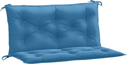vidaXL - Tuinbankkussens - 2 - st - 100x50x7 - cm - stof - gemêleerd - blauw