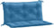 vidaXL - Tuinbankkussens - 2 - st - 100x50x7 - cm - stof - gemêleerd - blauw