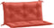 vidaXL - Tuinbankkussens - 2 - st - 100x50x7 - cm - stof - gemêleerd - rood