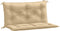 vidaXL - Tuinbankkussens - 2 - st - 100x50x7 - cm - stof - gemêleerd - beige