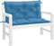 vidaXL - Tuinbankkussens - 2 - st - 100x50x7 - cm - stof - gemêleerd - blauw