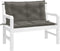 vidaXL - Tuinbankkussens - 2 - st - 100x50x7 - cm - stof - gemêleerd - donkergrijs