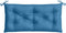 vidaXL - Tuinbankkussens - 2 - st - 100x50x7 - cm - stof - gemêleerd - blauw