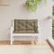 vidaXL - Tuinbankkussens - 2 - st - 100x50x7 - cm - stof - gemêleerd - taupe