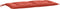 vidaXL - Tuinbankkussens - 2 - st - 100x50x7 - cm - stof - gemêleerd - rood