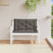 vidaXL - Tuinbankkussens - 2 - st - 100x50x7 - cm - stof - gemêleerd - donkergrijs