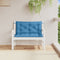 vidaXL - Tuinbankkussens - 2 - st - 100x50x7 - cm - stof - gemêleerd - blauw