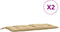 vidaXL - Tuinbankkussens - 2 - st - 100x50x7 - cm - stof - gemêleerd - beige