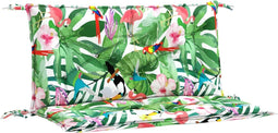 vidaXL - Tuinbankkussens - 2 - st - 100x50x7 - cm - stof - meerkleurig