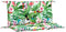 vidaXL - Tuinbankkussens - 2 - st - 100x50x7 - cm - stof - meerkleurig