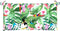 vidaXL - Tuinbankkussens - 2 - st - 100x50x7 - cm - stof - meerkleurig
