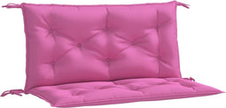 vidaXL - Tuinbankkussens - 2 - st - 100x50x7 - cm - stof - roze