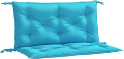 vidaXL - Tuinbankkussens - 2 - st - 100x50x7 - cm - stof - turquoise