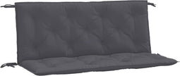 vidaXL - Tuinbankkussens - 2 - st - 120x50x7 - cm - oxford - stof - antracietkleurig
