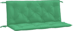 vidaXL - Tuinbankkussens - 2 - st - 120x50x7 - cm - oxford - stof - groen