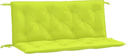 vidaXL - Tuinbankkussens - 2 - st - 120x50x7 - cm - oxford - stof - heldergroen