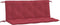 vidaXL - Tuinbankkussens - 2 - st - 120x50x7 - cm - oxford - stof - wijnrood