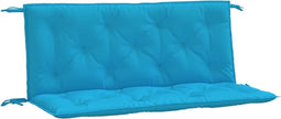 vidaXL - Tuinbankkussens - 2 - st - 120x50x7 - cm - oxford - stof - lichtblauw