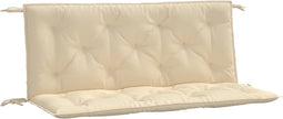 vidaXL - Tuinbankkussens - 2 - st - 120x50x7 - cm - oxford - stof - beige