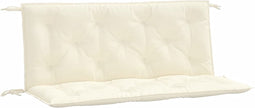vidaXL - Tuinbankkussens - 2 - st - 120x50x7 - cm - oxford - stof - crèmewit