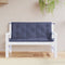 vidaXL - Tuinbankkussens - 2 - st - 120x50x7 - cm - oxford - stof - marineblauw