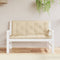 vidaXL - Tuinbankkussens - 2 - st - 120x50x7 - cm - oxford - stof - beige