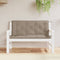 vidaXL - Tuinbankkussens - 2 - st - 120x50x7 - cm - oxford - stof - taupe