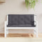 vidaXL - Tuinbankkussens - 2 - st - 120x50x7 - cm - oxford - stof - antracietkleurig