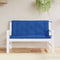 vidaXL - Tuinbankkussens - 2 - st - 120x50x7 - cm - oxford - stof - blauw