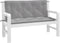 vidaXL - Tuinbankkussens - 2 - st - 120x50x7 - cm - oxford - stof - grijs