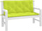 vidaXL - Tuinbankkussens - 2 - st - 120x50x7 - cm - oxford - stof - heldergroen