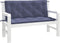 vidaXL - Tuinbankkussens - 2 - st - 120x50x7 - cm - oxford - stof - marineblauw