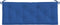 vidaXL - Tuinbankkussens - 2 - st - 120x50x7 - cm - oxford - stof - blauw