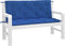 vidaXL - Tuinbankkussens - 2 - st - 120x50x7 - cm - oxford - stof - blauw