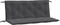 vidaXL - Tuinbankkussens - 2 - st - 120x50x7 - cm - stof - gemêleerd - antracietkleur