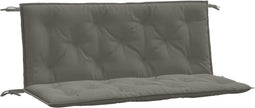 vidaXL - Tuinbankkussens - 2 - st - 120x50x7 - cm - stof - gemêleerd - donkergrijs