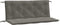 vidaXL - Tuinbankkussens - 2 - st - 120x50x7 - cm - stof - gemêleerd - donkergrijs