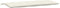 vidaXL - Tuinbankkussens - 2 - st - 120x50x7 - cm - stof - gemêleerd - crèmekleurig