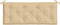 vidaXL - Tuinbankkussens - 2 - st - 120x50x7 - cm - stof - gemêleerd - beige