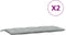 vidaXL - Tuinbankkussens - 2 - st - 120x50x7 - cm - stof - gemêleerd - lichtgrijs