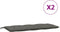 vidaXL - Tuinbankkussens - 2 - st - 120x50x7 - cm - stof - gemêleerd - donkergrijs