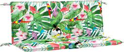 vidaXL - Tuinbankkussens - 2 - st - 120x50x7 - cm - stof - meerkleurig